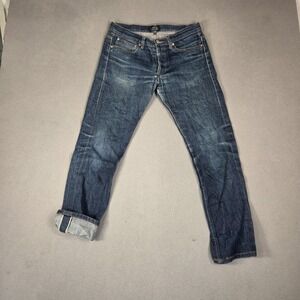A.P.C. Petit Standard Jeans Mens Blue Selvedge Denim Slim Fits 28x28